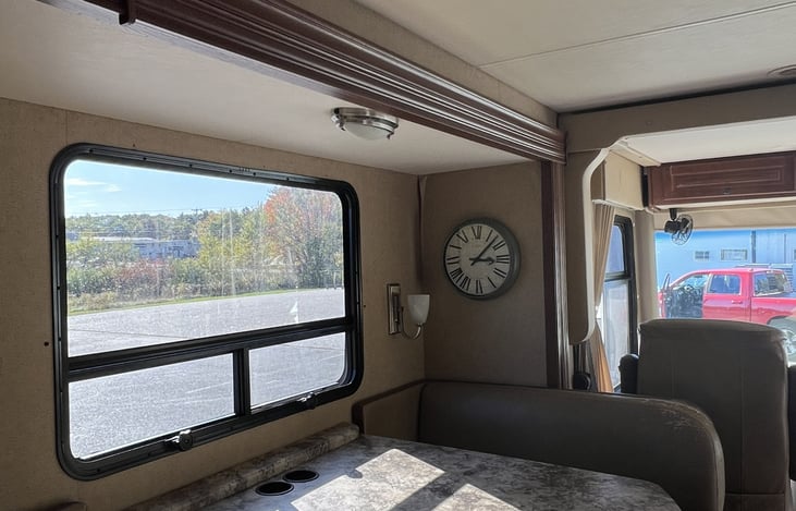 Dinette Window and Capt. Drivers Chair