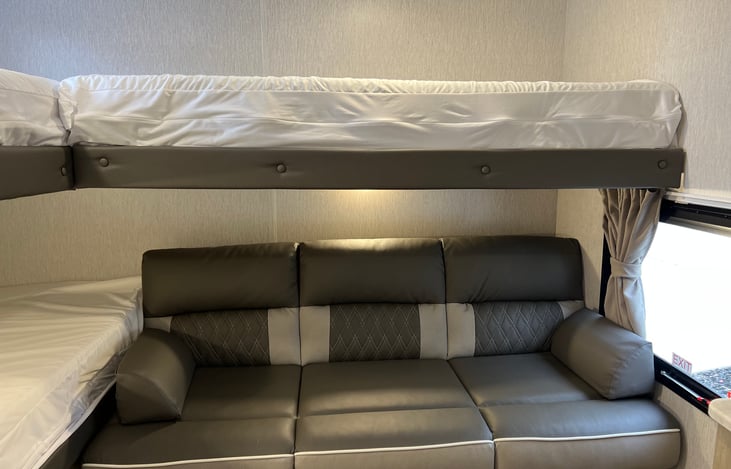 Mattress covers included and are ready for you to throw on your own twin size bedding, blankets, and pillows