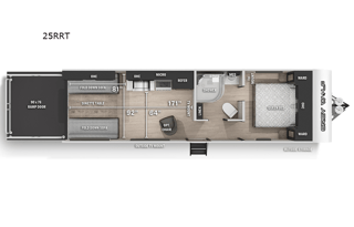 2022 Forest River RV Cherokee Grey Wolf 25RRT