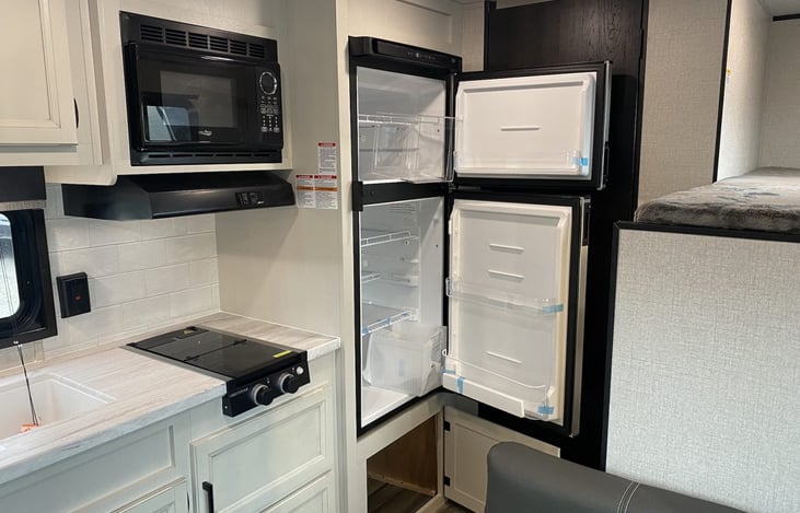 Large refrigerator and freezer