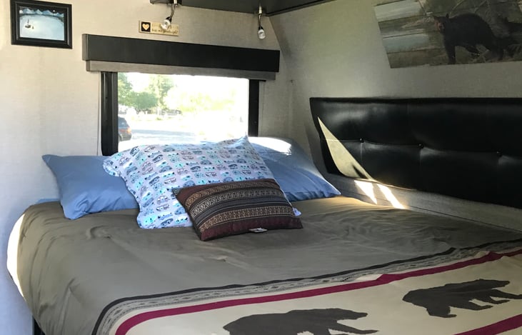 Lots of windows and a comfy space!