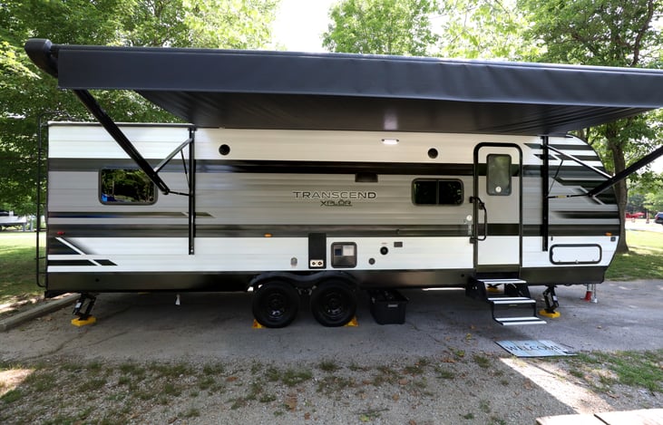 Experience "Faith" with our 2022 Grand Design Transcend Xplor 251BH located near Table Rock Lake near Branson Missouri and Lake Of The Ozarks. Thank you from us at Stone Mountain RV & Camper Rentals!