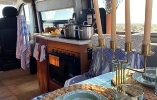 Luxury Camper Van | King Bed, Bathroom, Generator