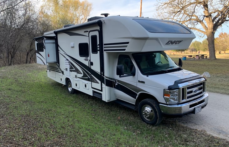 Passenger side with back slide out (bed)