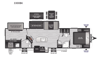 2025 Keystone RV Passport 3300BK