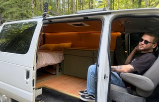 PNW Van Conversion | Solar · Roof Rack · Fridge
