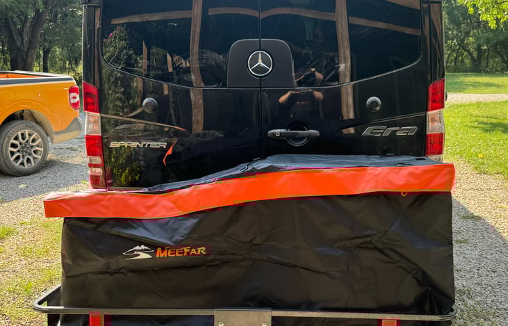 Optional luggage rack. 450lb capacity.