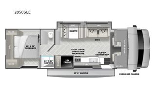 Home2Go - 2022 Forest River Sunseeker LE 2850SLE