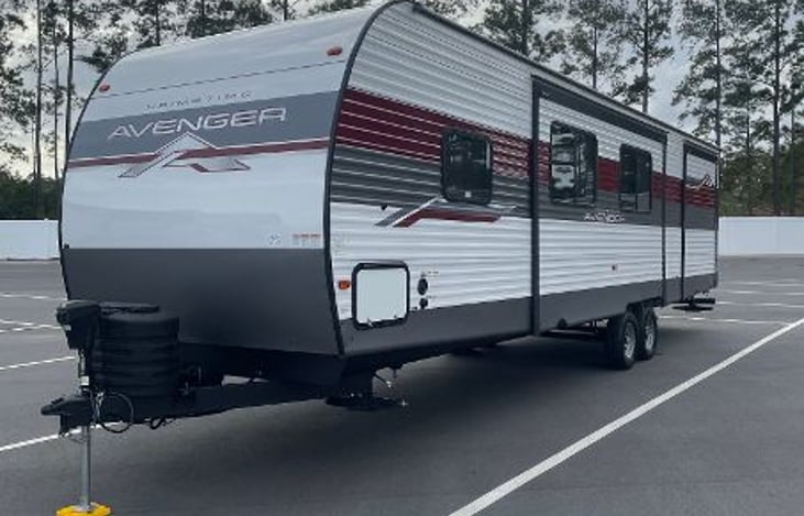 32 foot travel trailer with 2 slide outs.