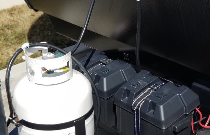 Double battery system for longer usage time