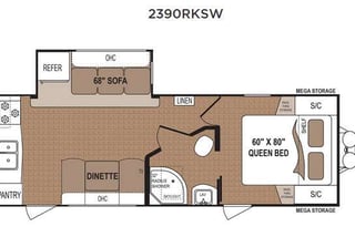 2017 Dutchmen RV Aspen Trail 2390RKSW