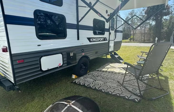 Our set up. Chairs/table may vary but are always included.