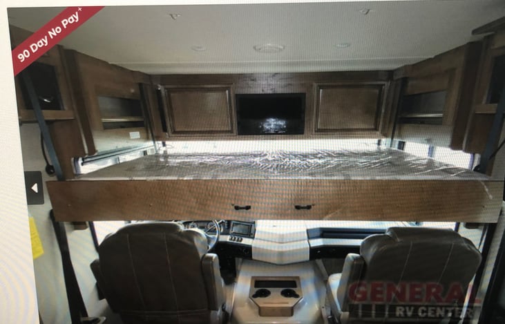 Drop down bunk bed - dealership photo of this motorhome