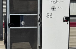 Bunk house with bonus outdoor kitchen