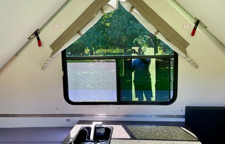 That window lets in a lot of light and fresh air (if you want it).