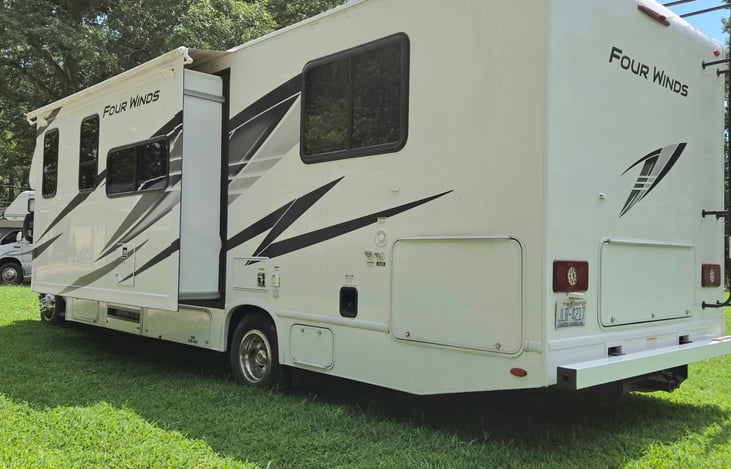 Spacious rear storage areas.