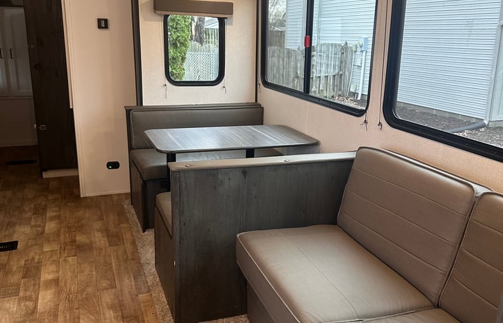 Dinette & couch - both convert to beds