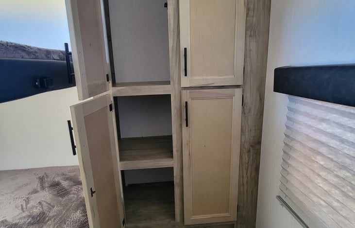 Wardrobe in back bedroom