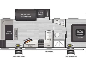 Keystone RV Cougar Half-Ton 30BHS