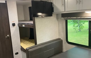 Across the Fire- RV Rental- Near Erie Pa.