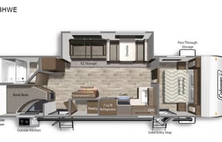 2021 Dutchmen RV Coleman Lantern Series 285BHWE