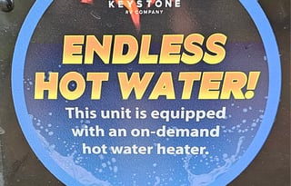 New 2025 RV Stationary. Rural area.