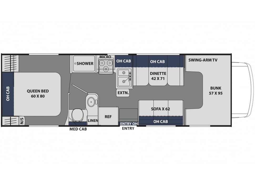 Class C Motor Home rentals in Nipomo