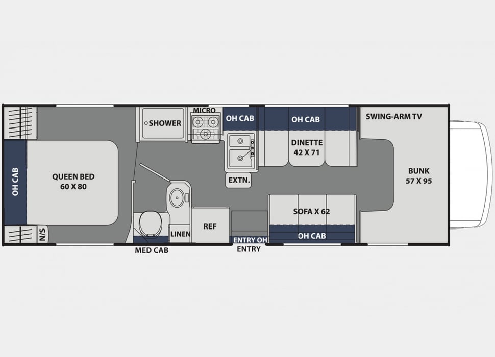 Class C Motor Home rentals in San Jose