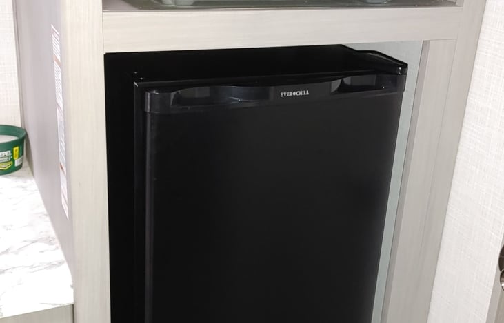 NEW microwave and refridgerator