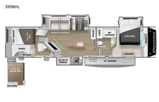 Prime Time Crusader fifth wheel 395BHL 50AMP