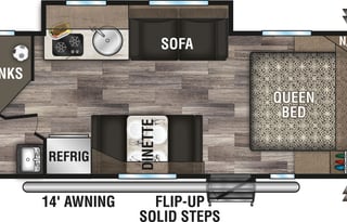 Ultimate Camping Escape 2020 KZ Escape E231BH