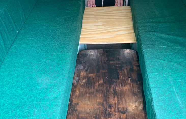 To convert to bed - align bed middle