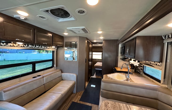 Dining and living area