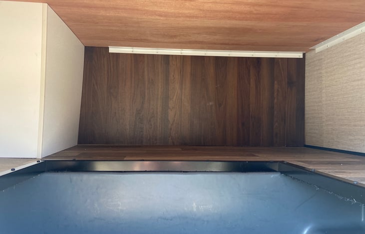 1 of 4 storage areas under the RV