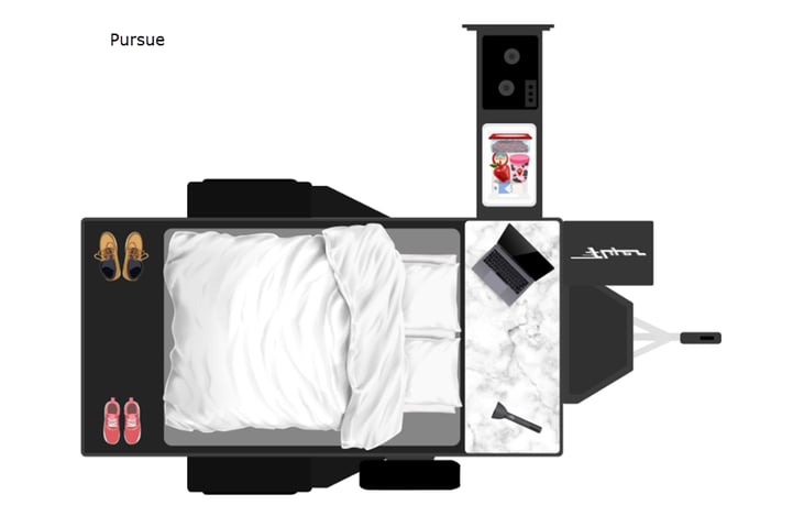 Representative floor plan provided by a trusted RVshare partner.