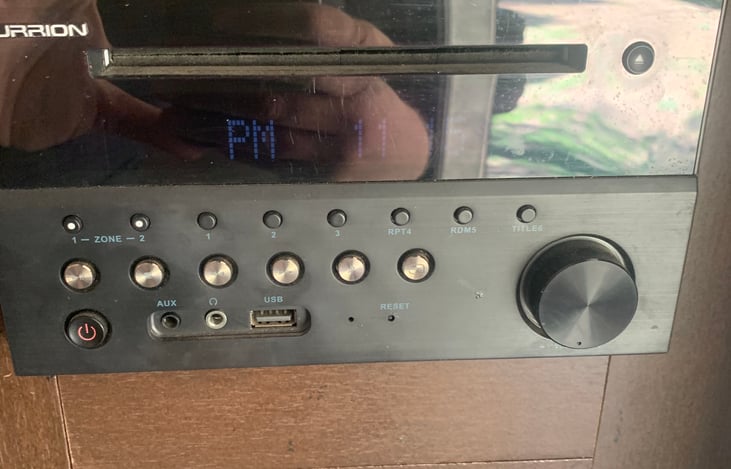 Stereo with blue tooth and dvd player