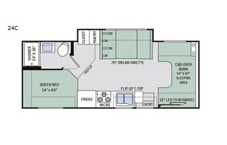 2017 Thor Motor Coach Four Winds 24C