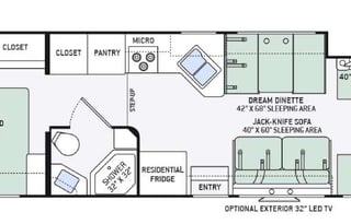 2016 Thor Motor Coach Chateau 31W