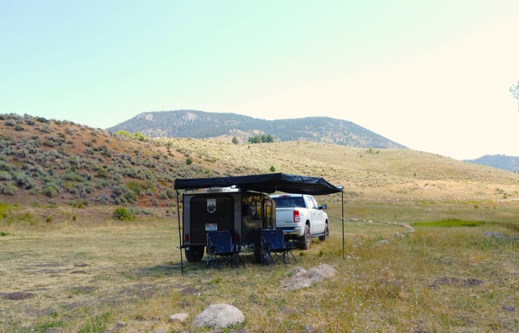 Think of all the cool places this trailer could go where bigger ones just can't!