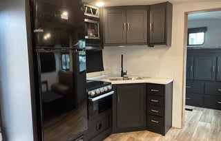 RV outback with private bunkroom