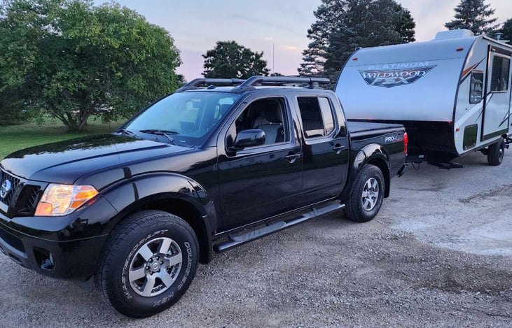 We haul it with our frontier!