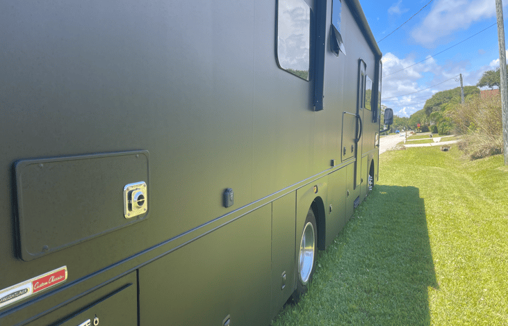 Awning for shade during camping