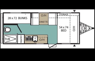 2019 Coachmen RV Clipper Cadet 17CBH