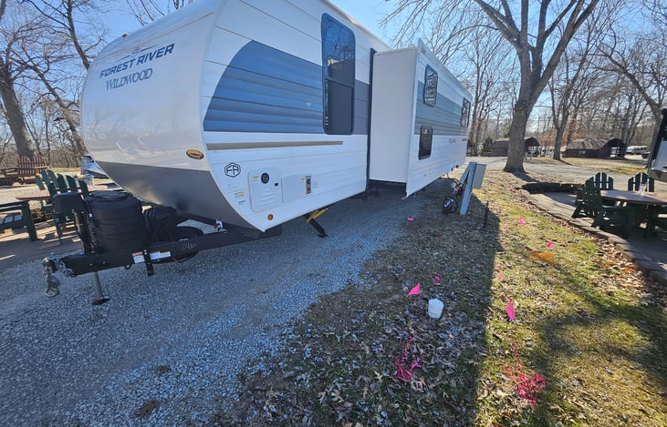 Slide on other side of camper