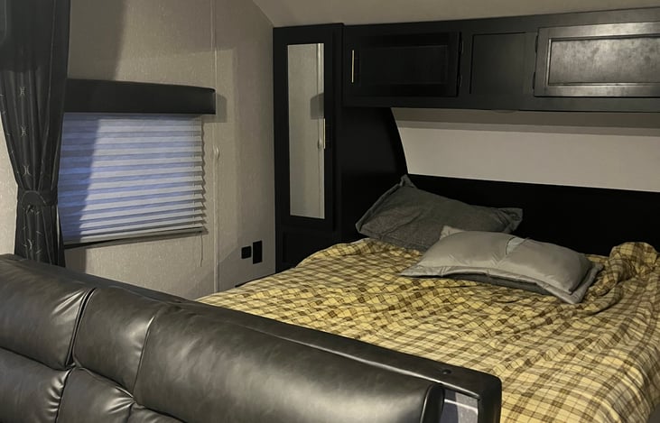 View towards front from door.