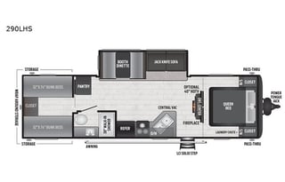 2020 Keystone Hideout 290LHS Sleeps 9