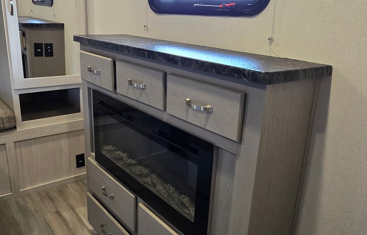 Fireplace in Master bedroom