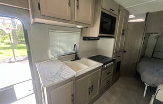 Family and Pet Friendly fun in this Freelander RV!