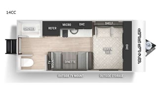 2021 Forest River RV Cherokee Wolf Pup 14CC