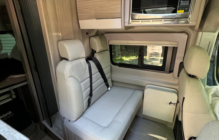 Third and fourth passenger seats.